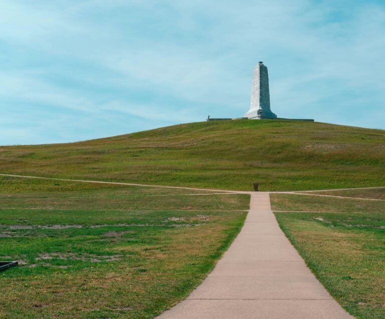 Path leading to the Wright Brothers Memorial on Kill Devil Hill