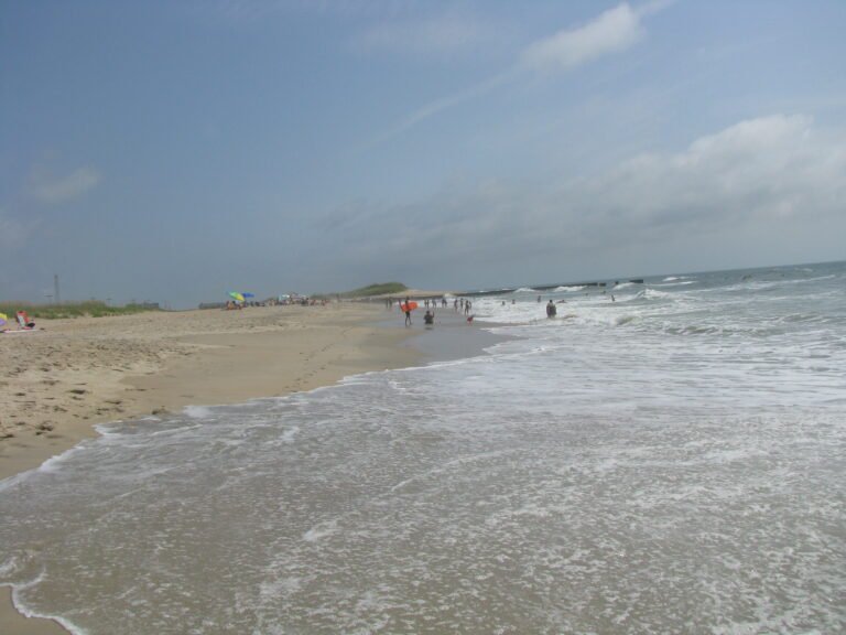 Open Cape Hatteras beach used for ORV driving with permit